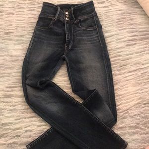 American eagle high rise super super stretch